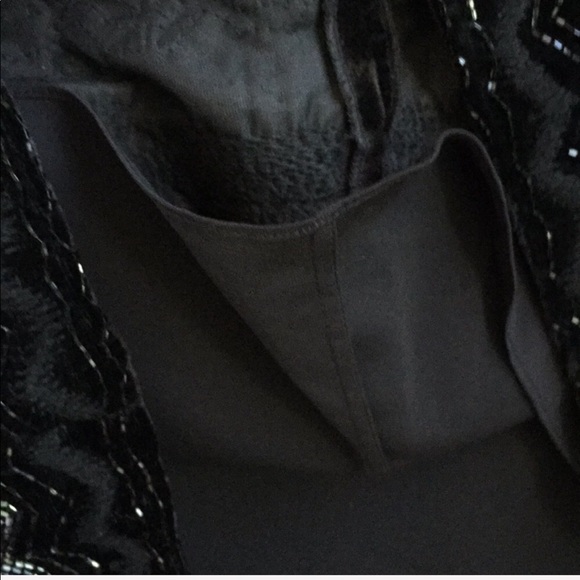 Alice + Olivia Beaded Velvet A-Line Mini Dress Size 0 - Picture 6 of 8